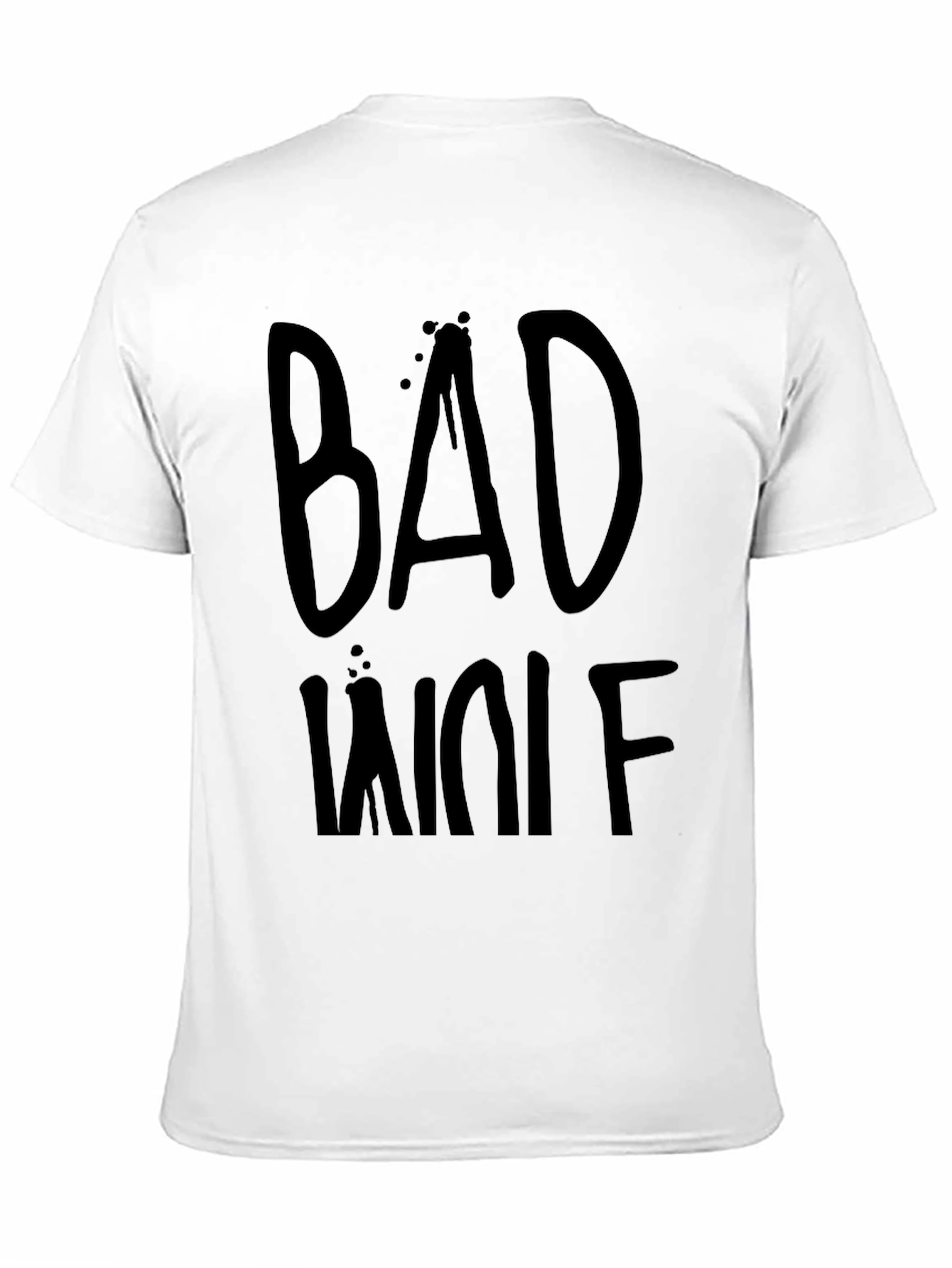 Bad Wolf Black Graphic T-Shirt