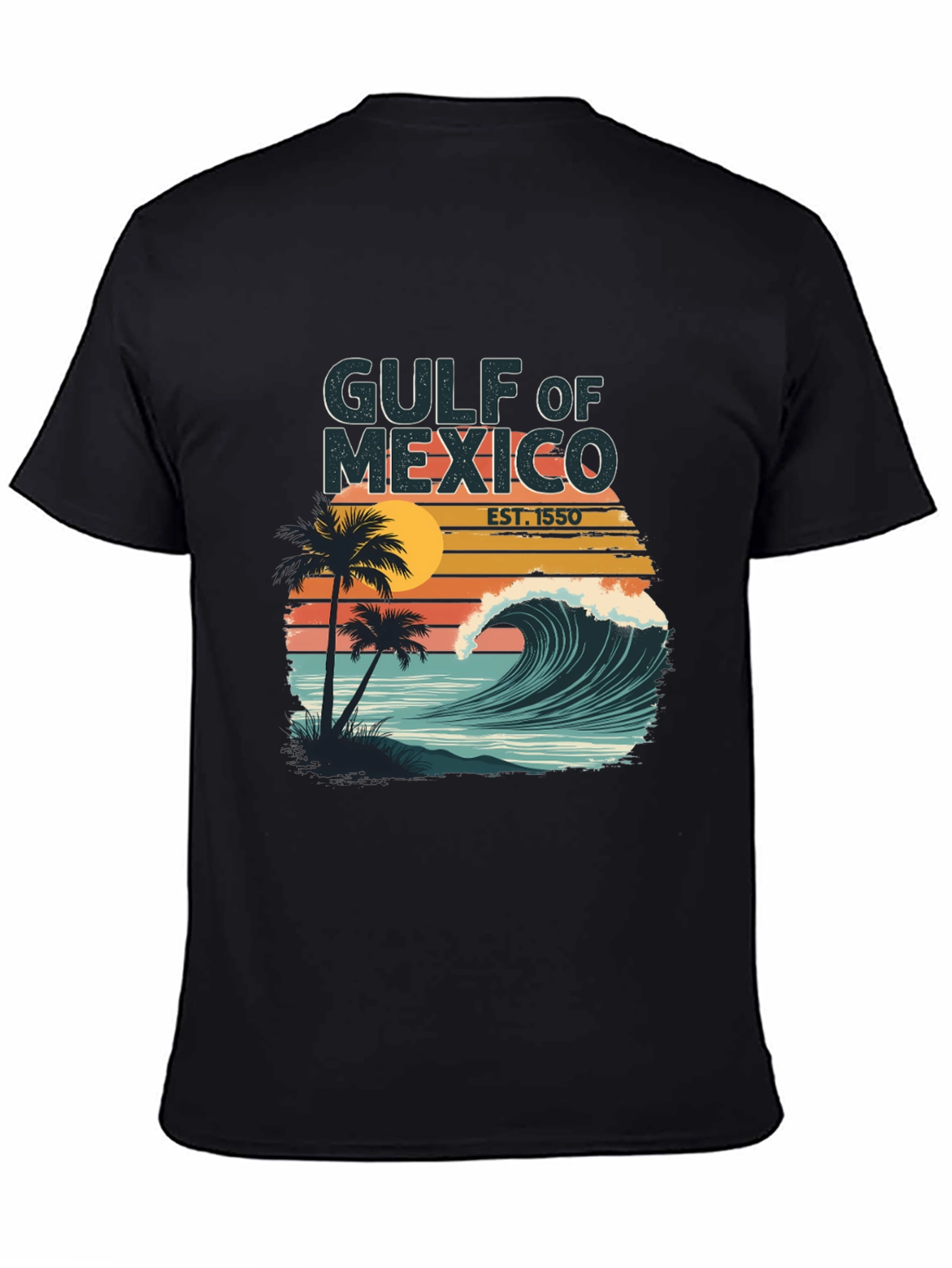 Gulf of Mexico Graphic Tee - Tropical Wave Design
