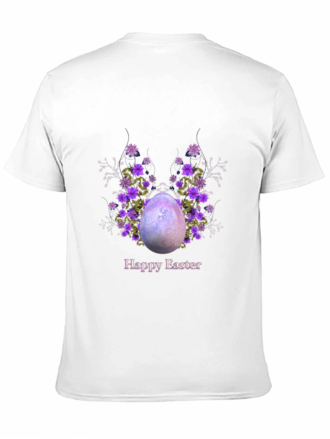 Happy Easter Egg Floral T-Shirt
