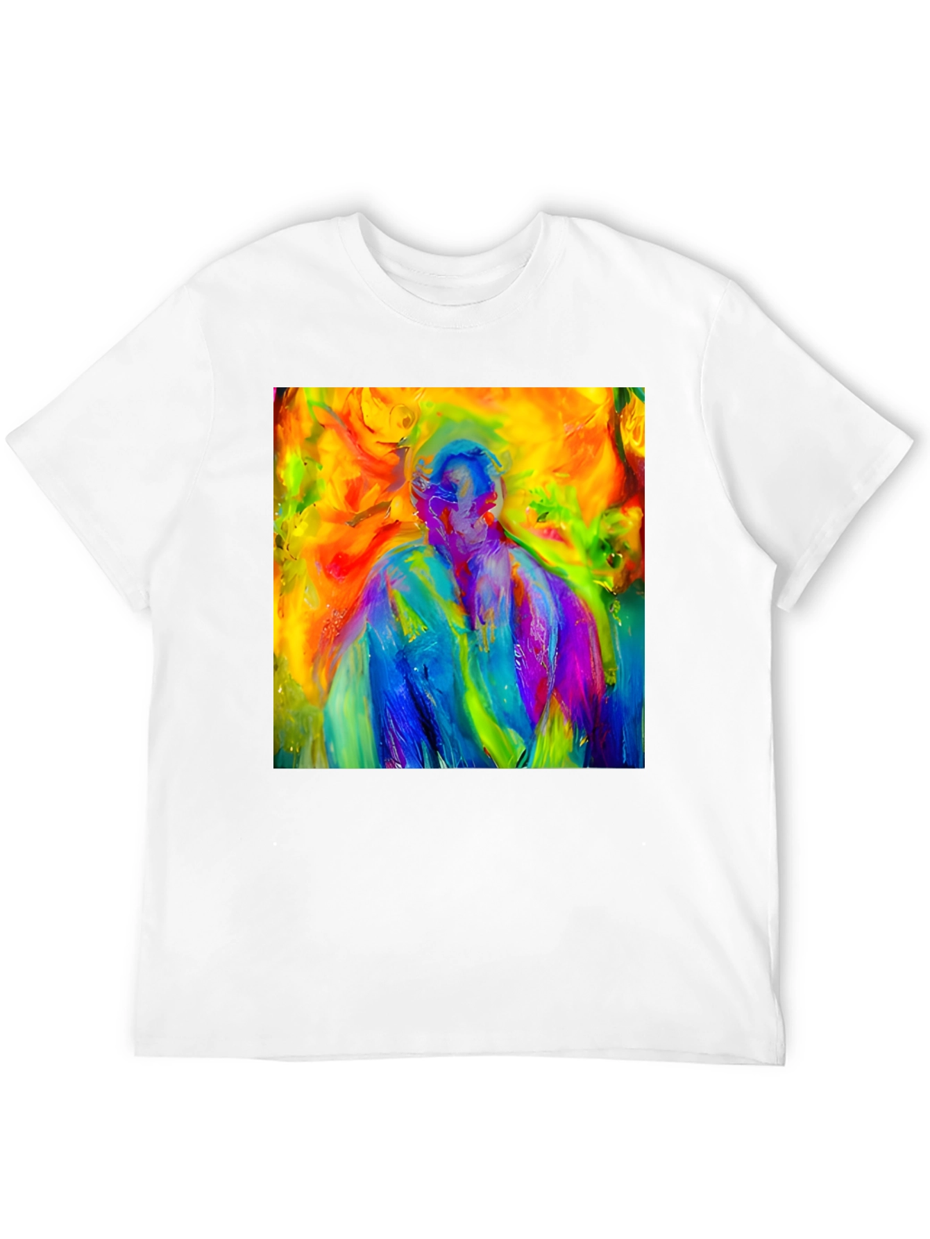 Abstract Art Graphic Black Tee