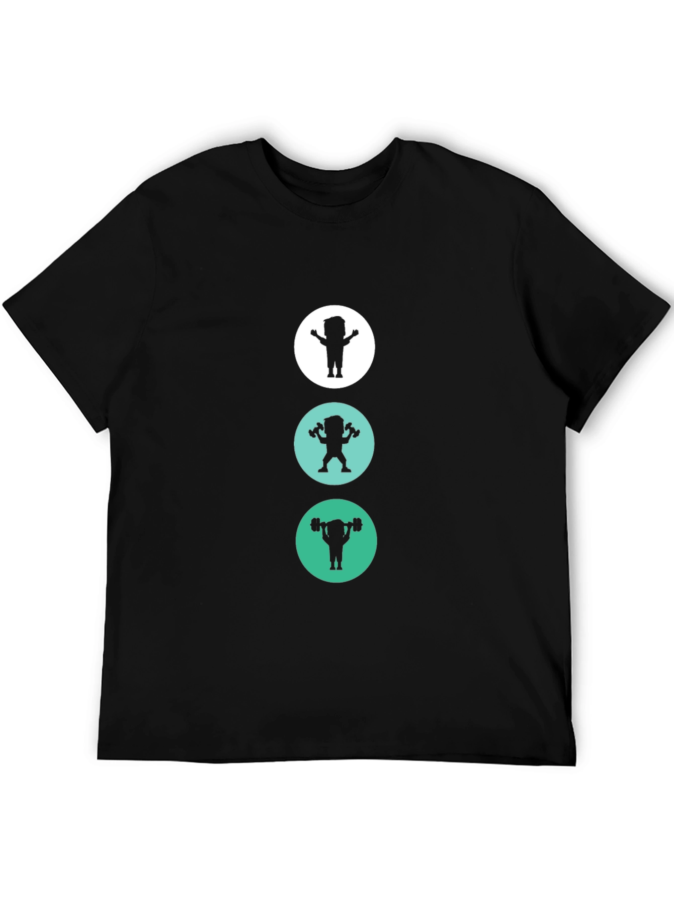 Workout Progression T-Shirt - Black