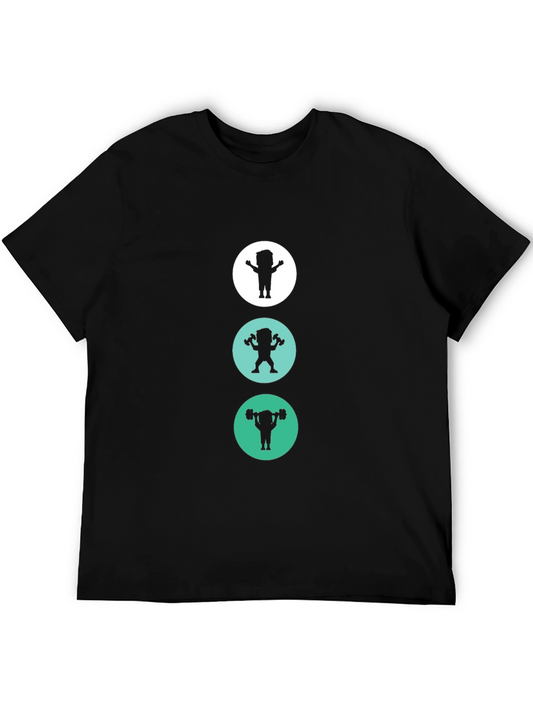 Workout Progression T-Shirt - Black