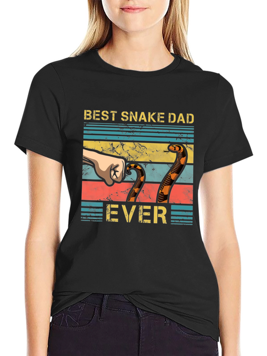 Best Snake Dad Ever T-Shirt - Unique Gift for Reptile Lovers