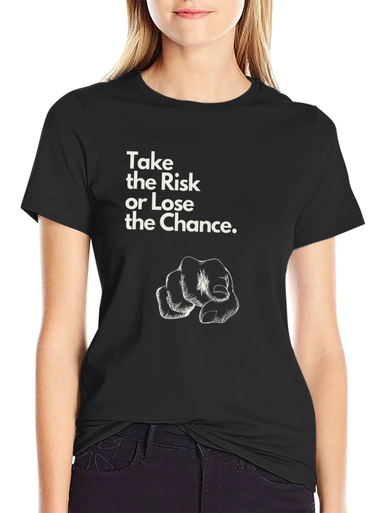 Risk Taker Graphic Tee - Black
