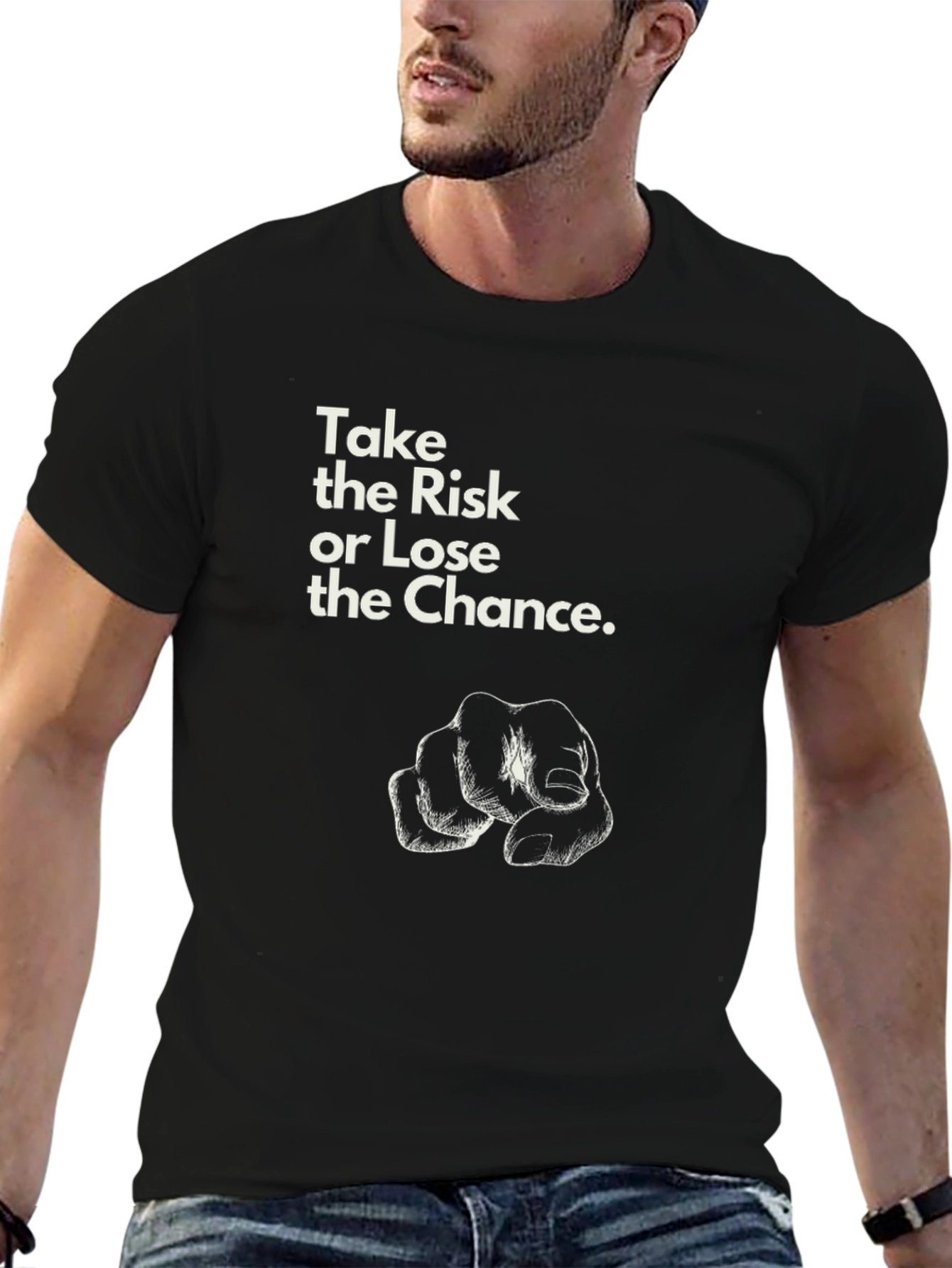 Risk Taker Graphic Tee - Black