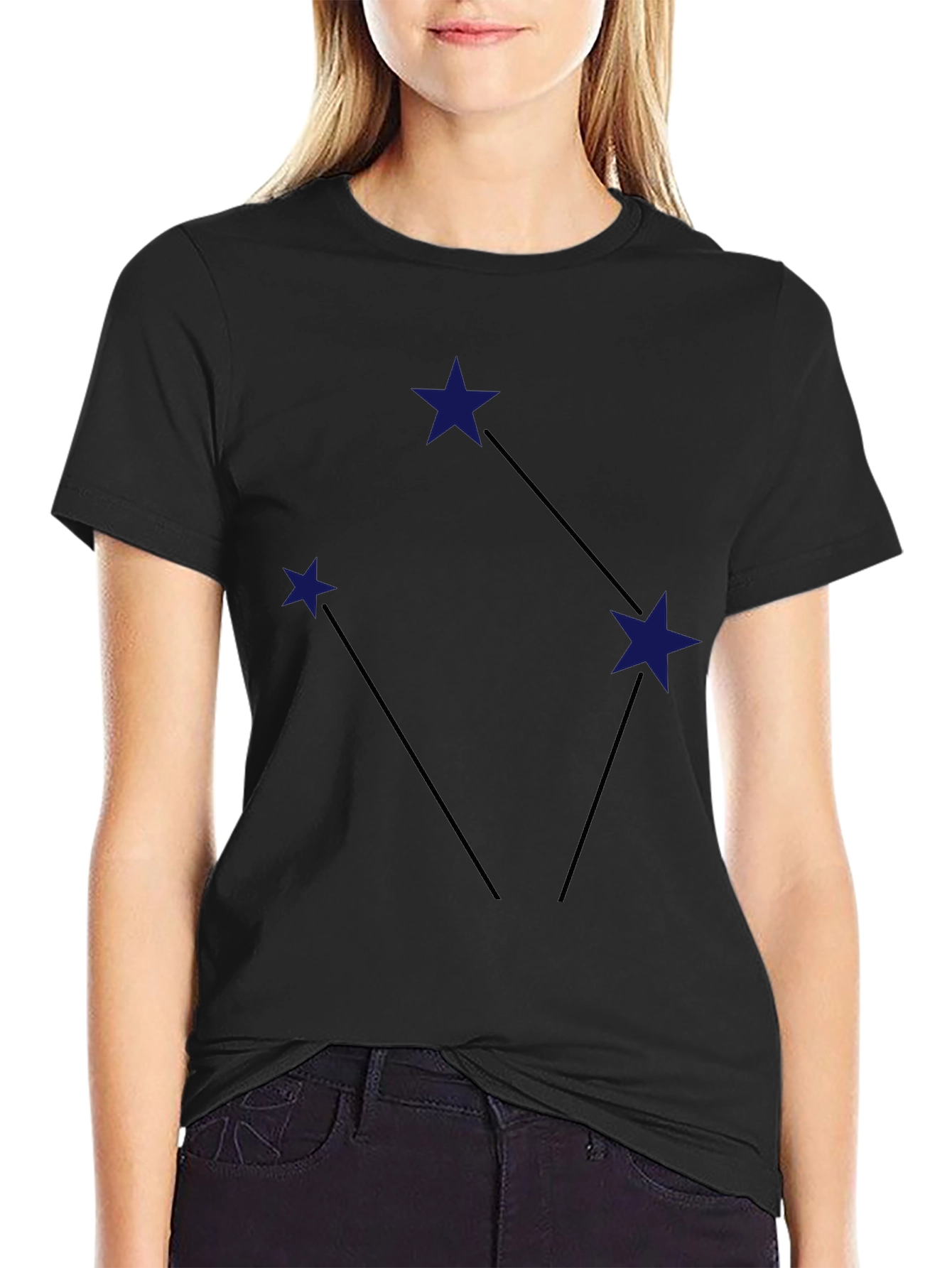 Orion Constellation Graphic Tee - Black