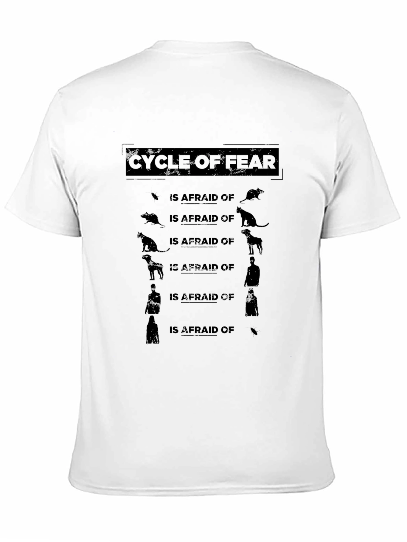 Cycle of Fear Graphic Tee - Mens Black T-Shirt