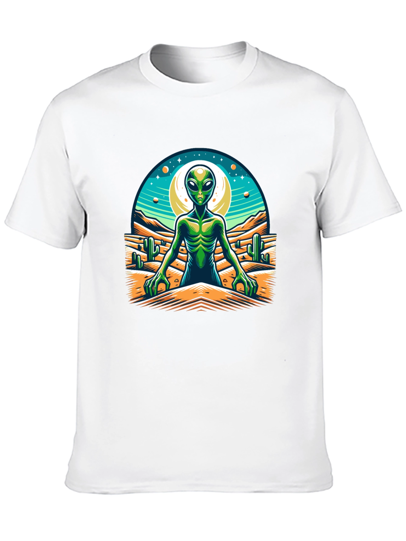 Alien Desert Graphic Tee - Black