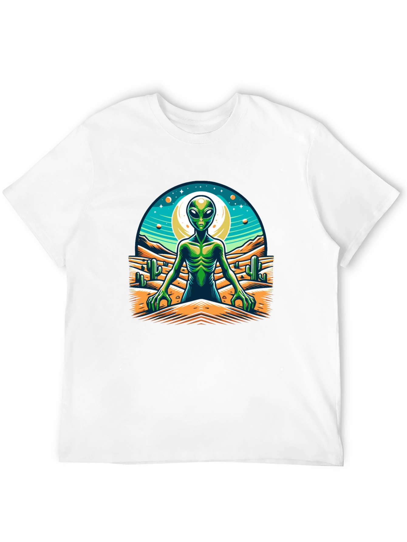 Alien Desert Graphic Tee - Black