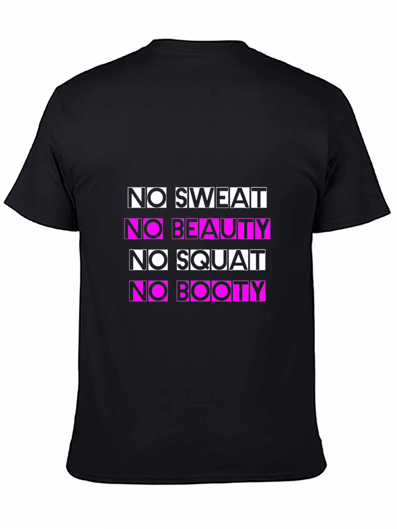 No Sweat No Beauty Funny Fitness T-Shirt