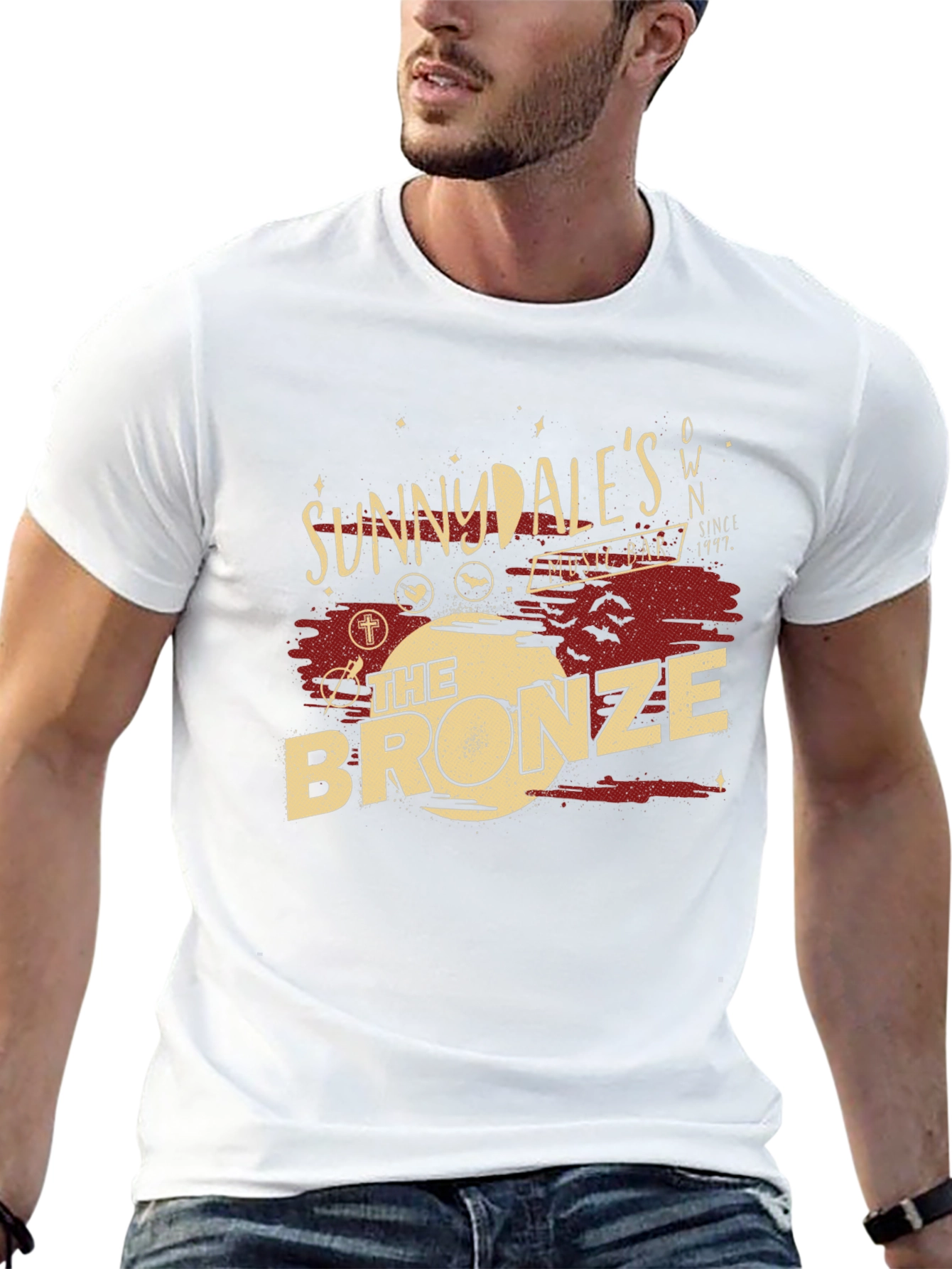 Sunnydales The Bronze Music Bar T-Shirt