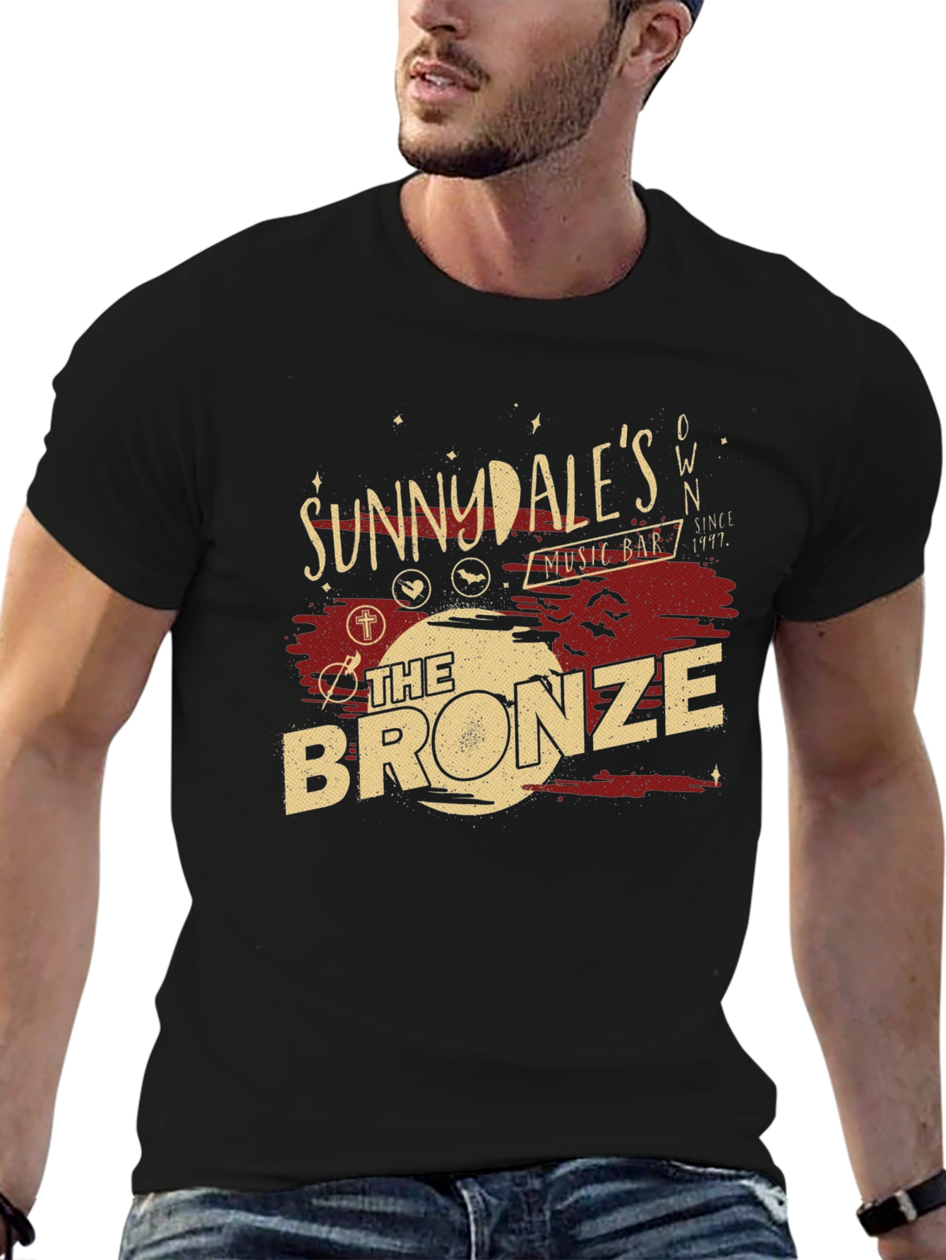 Sunnydales The Bronze Music Bar T-Shirt