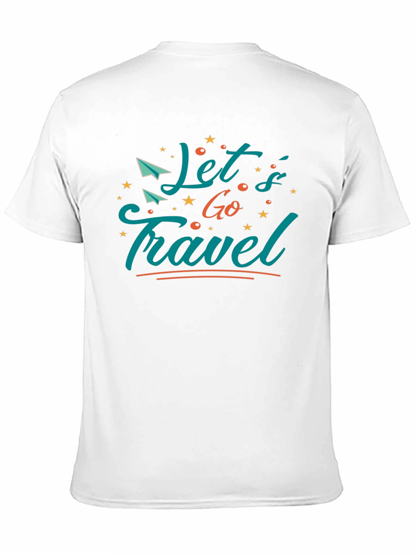 Lets Go Travel Black T-Shirt
