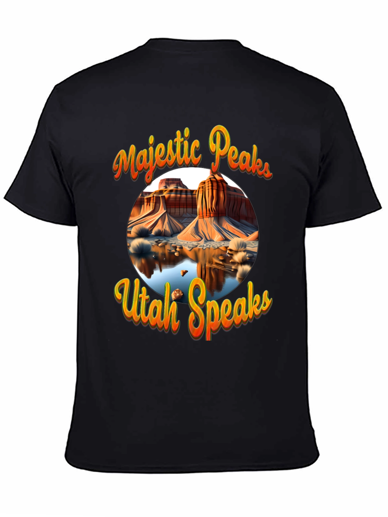 Majestic Peaks Utah Speaks Graphic Tee