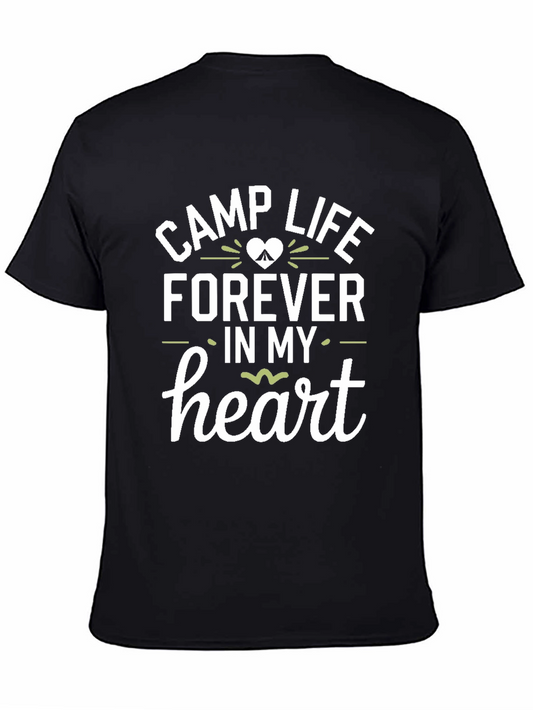 Camp Life Forever T-Shirt - Black