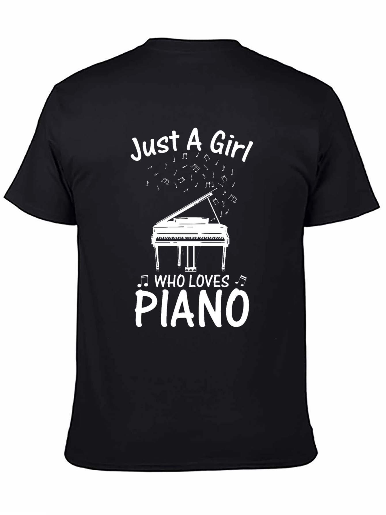 Just a Girl Who Loves Piano T-Shirt