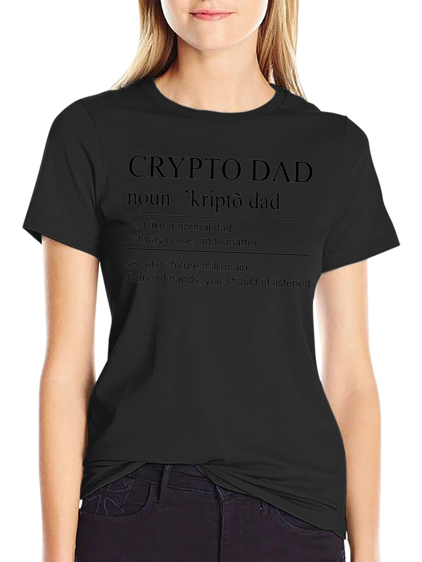 Crypto Dad Definition T-Shirt