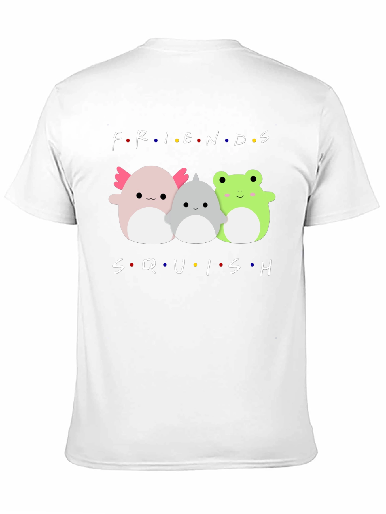 Friends Squish T-Shirt Novelty Graphic Tee
