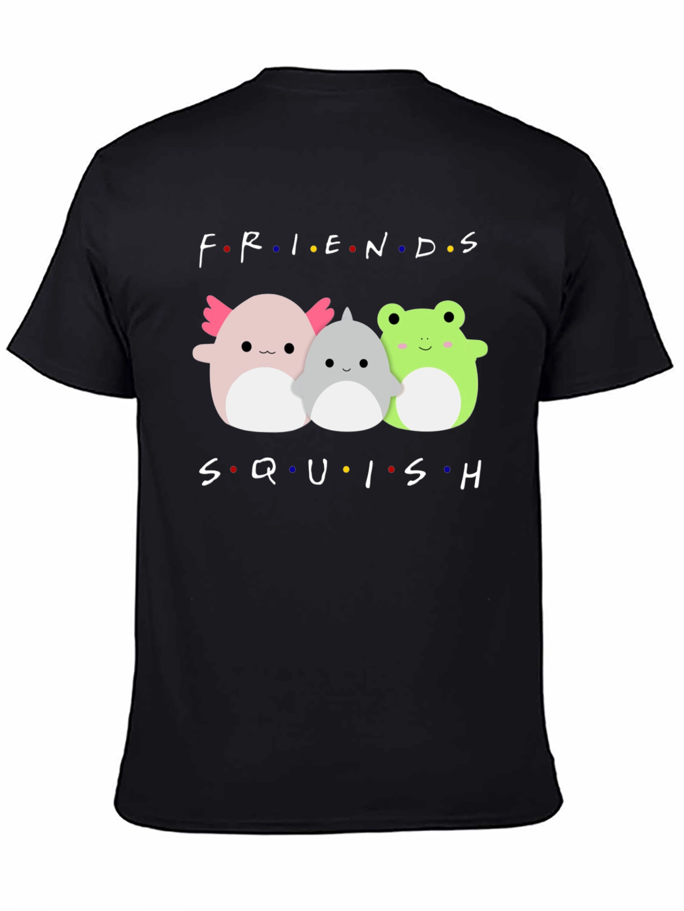 Friends Squish T-Shirt Novelty Graphic Tee