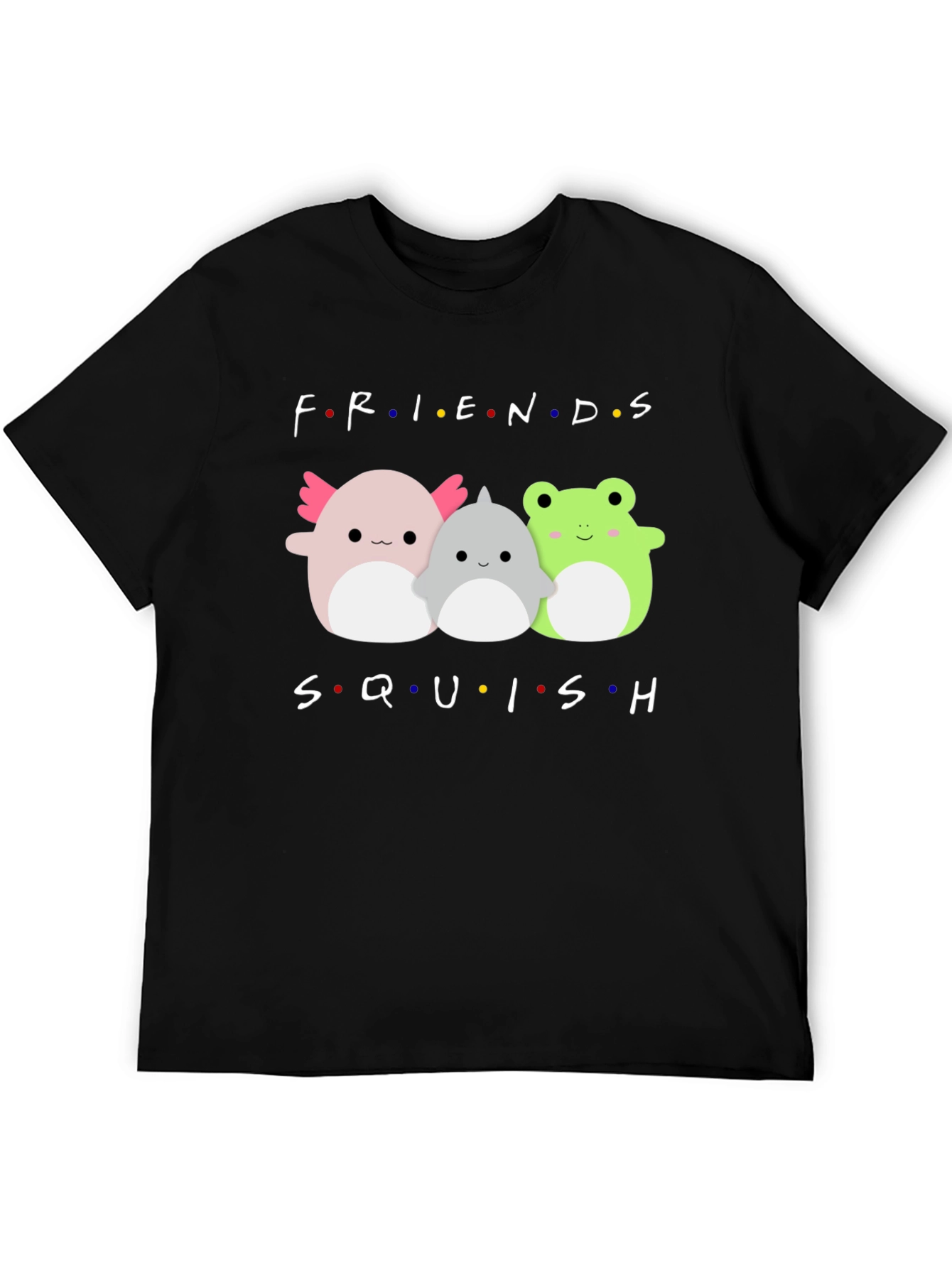 Friends Squish T-Shirt Novelty Graphic Tee