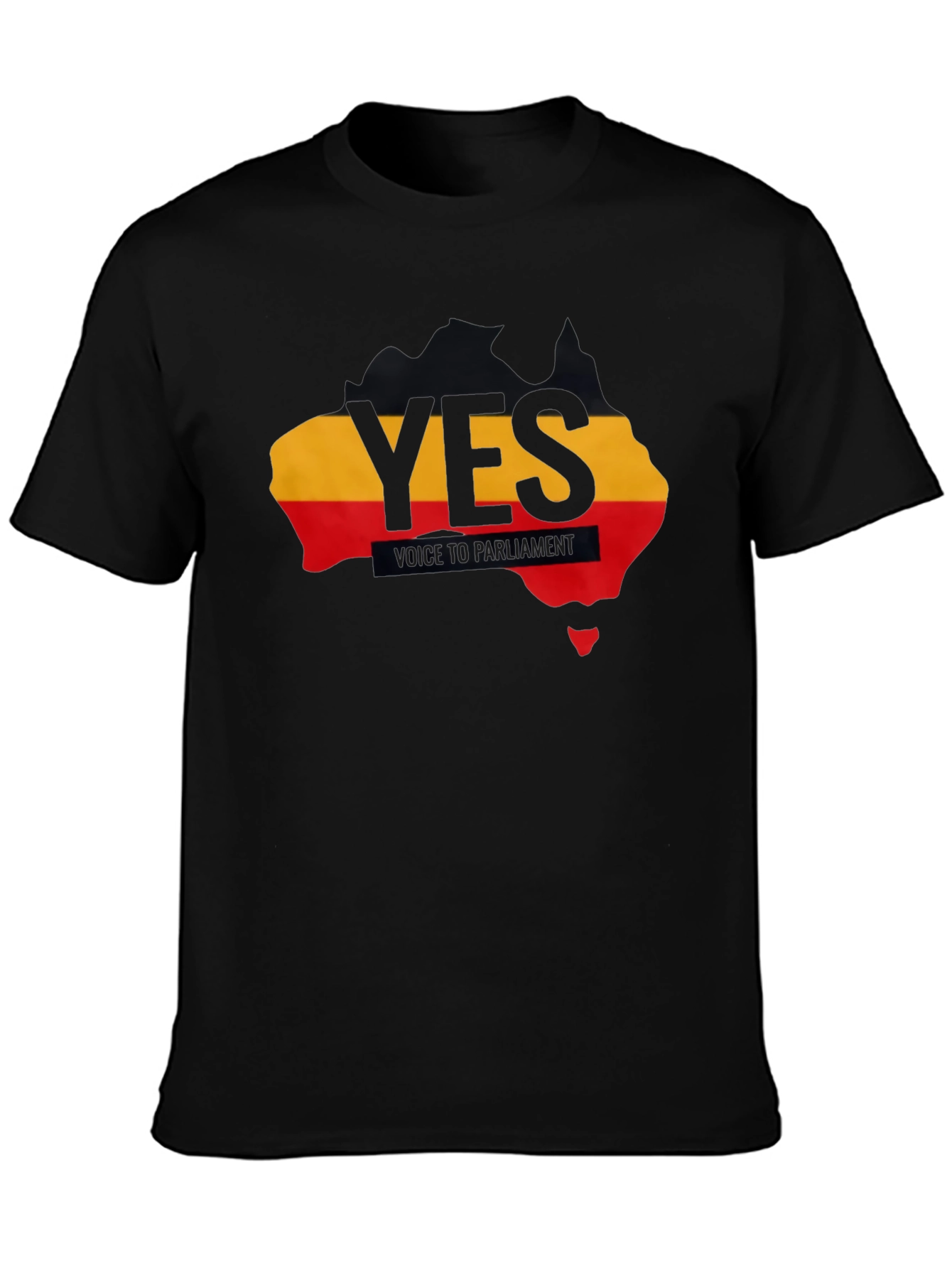 Voice to Parliament YES T-Shirt Australia Aboriginal Flag