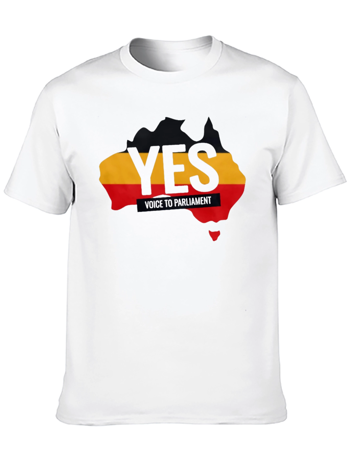 Voice to Parliament YES T-Shirt Australia Aboriginal Flag