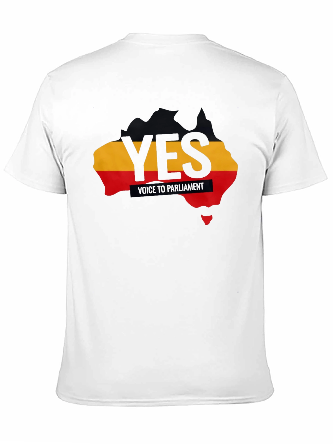 Voice to Parliament YES T-Shirt Australia Aboriginal Flag
