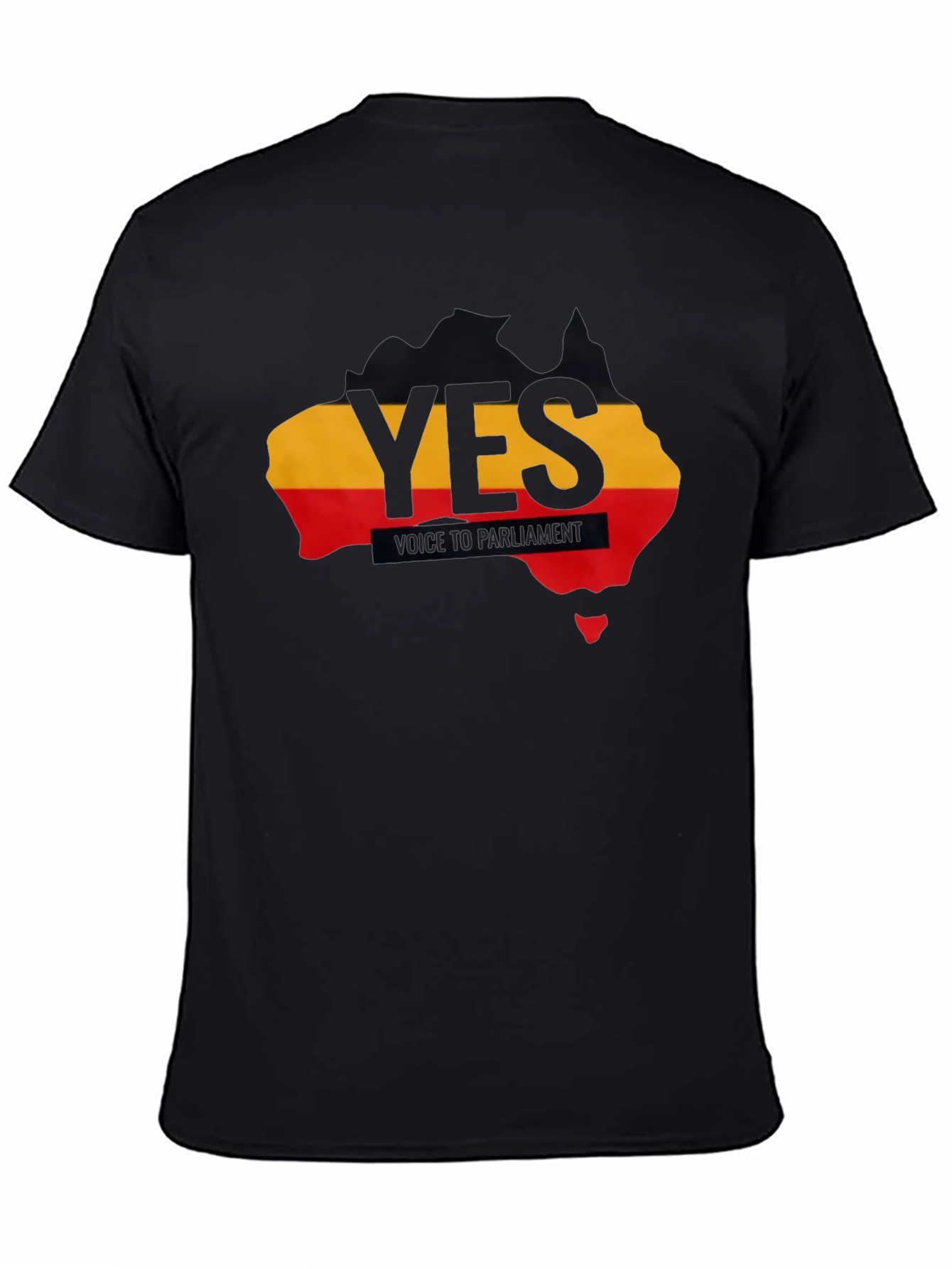 Voice to Parliament YES T-Shirt Australia Aboriginal Flag