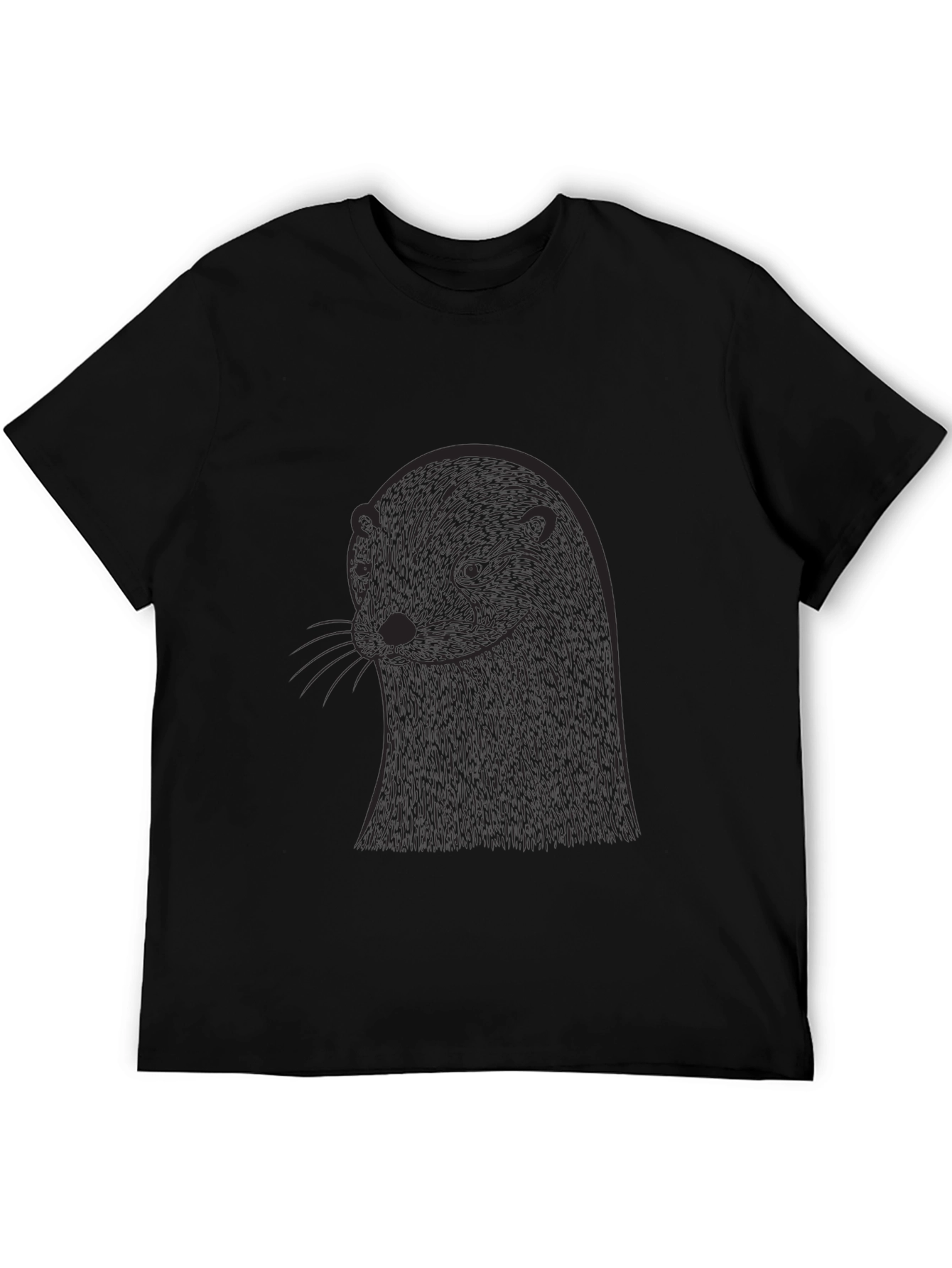 Otter Graphic Tee - Soft Cotton Blend