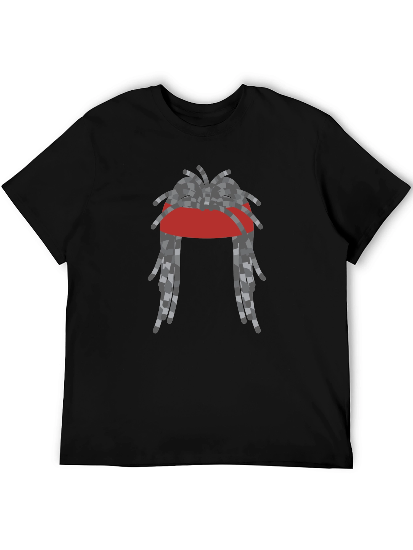 Rasta Dreadlocks Graphic T-Shirt - Cool Streetwear Style