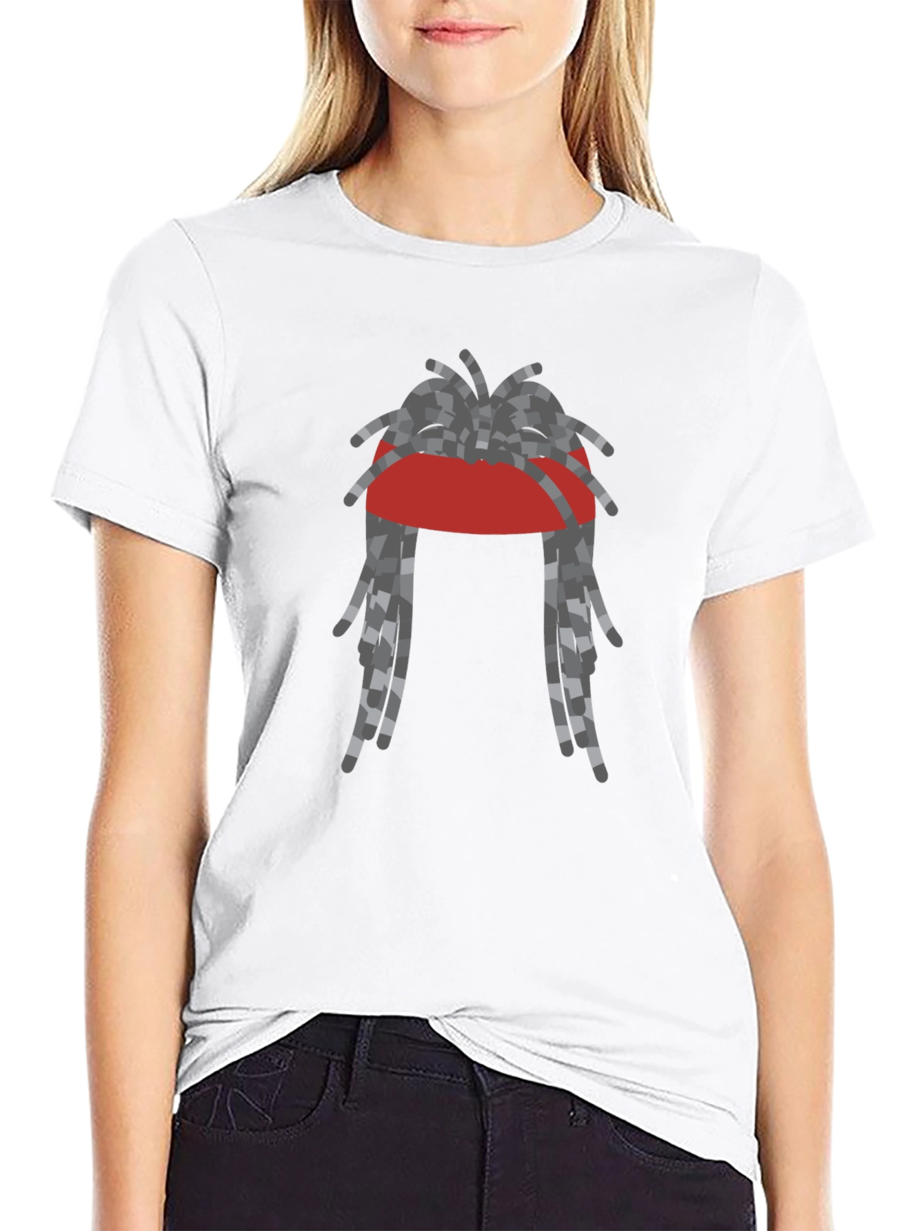Rasta Dreadlocks Graphic T-Shirt - Cool Streetwear Style