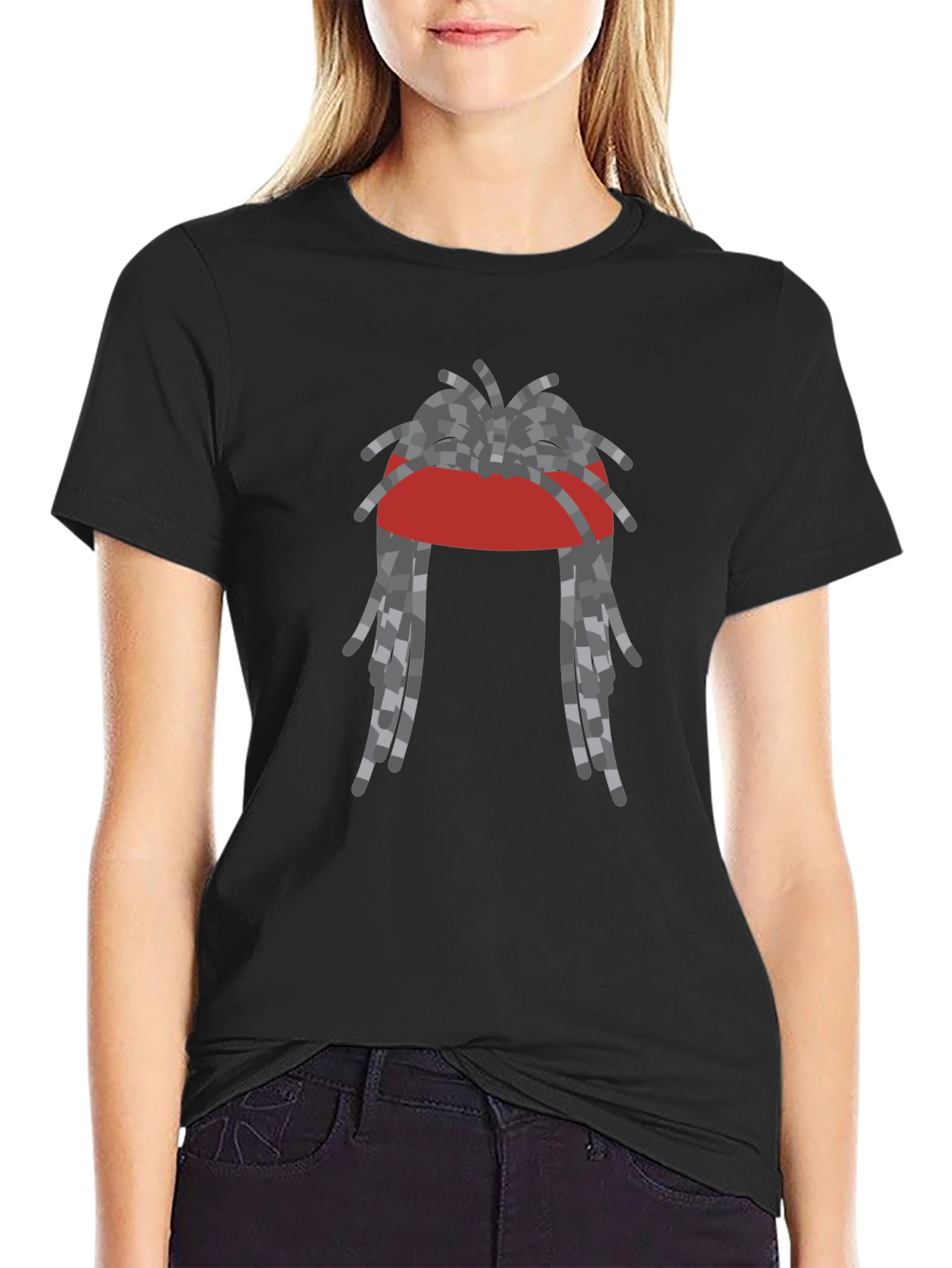 Rasta Dreadlocks Graphic T-Shirt - Cool Streetwear Style