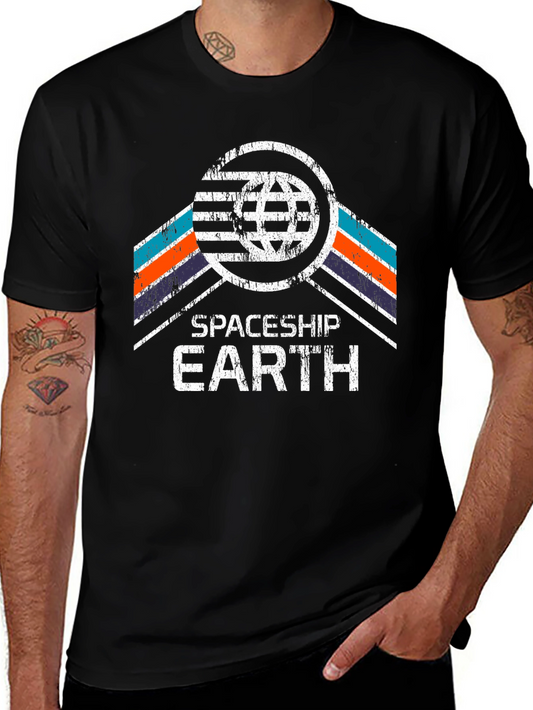 Spaceship Earth Tee - Retro Design