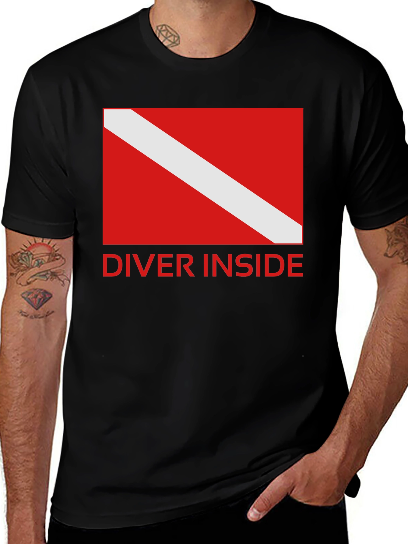 Diver Inside Graphic T-Shirt - Scuba Diving