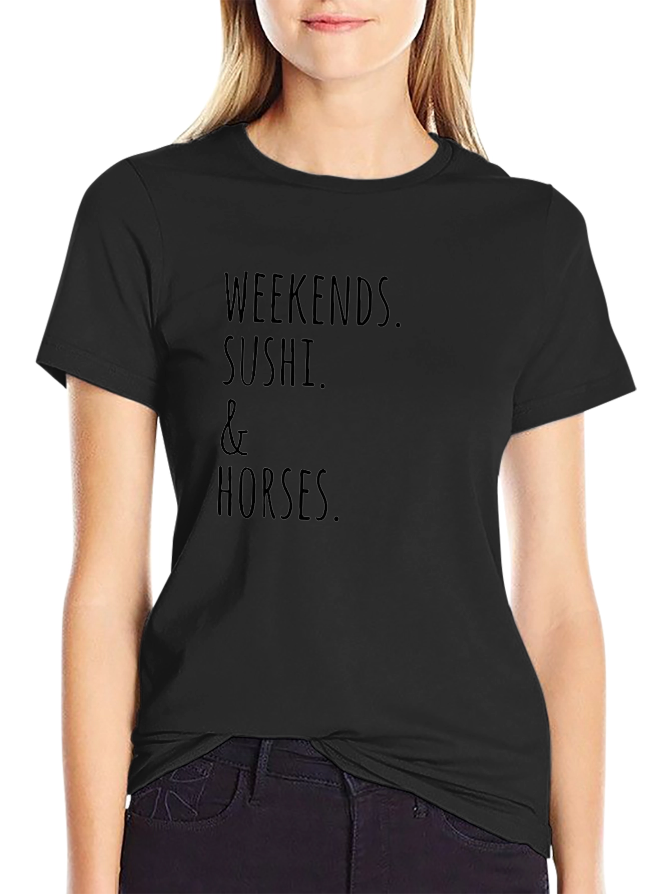 Weekends Sushi & Horses T-Shirt