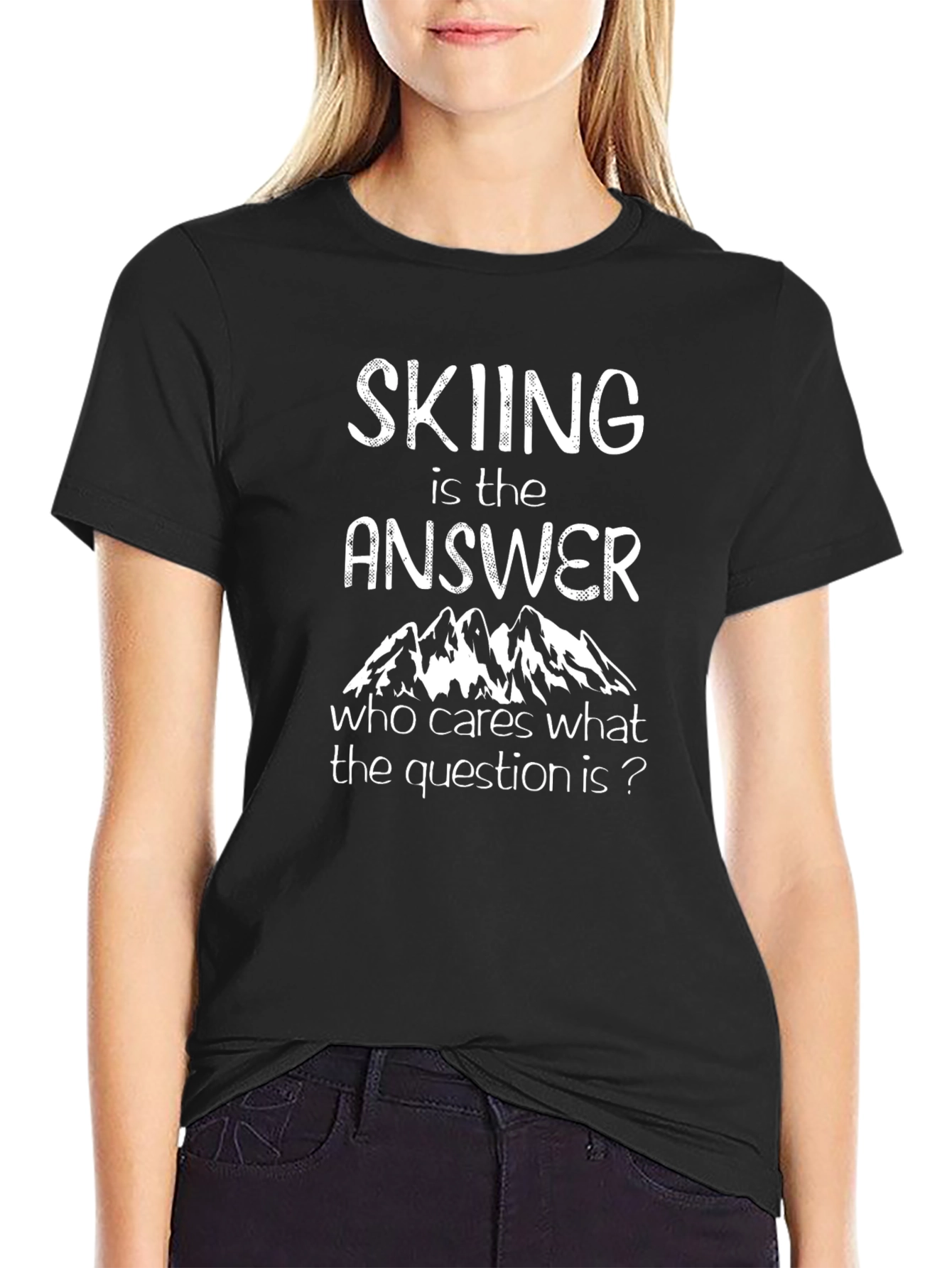 Skiing is the Answer T-Shirt