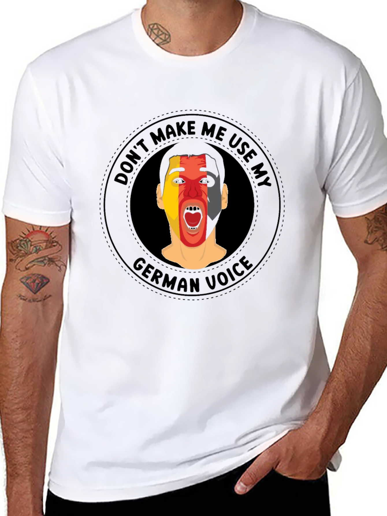 Dont Make Me Use My German Voice T-Shirt
