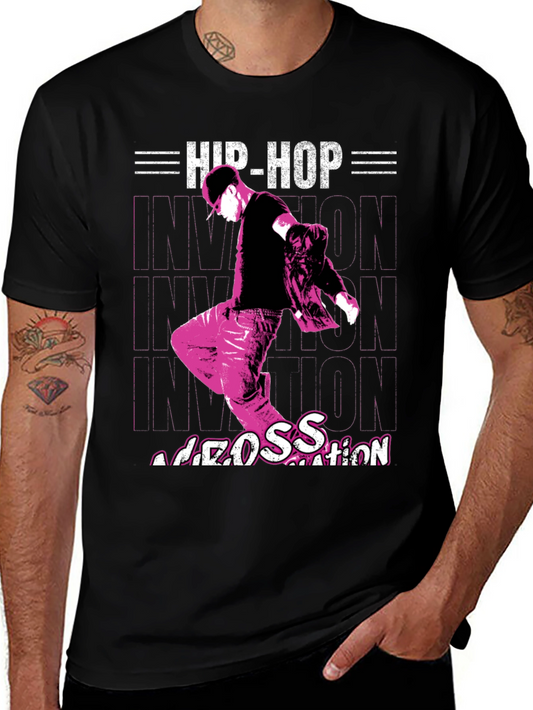 Hip-Hop Nation Graphic Tee - Black
