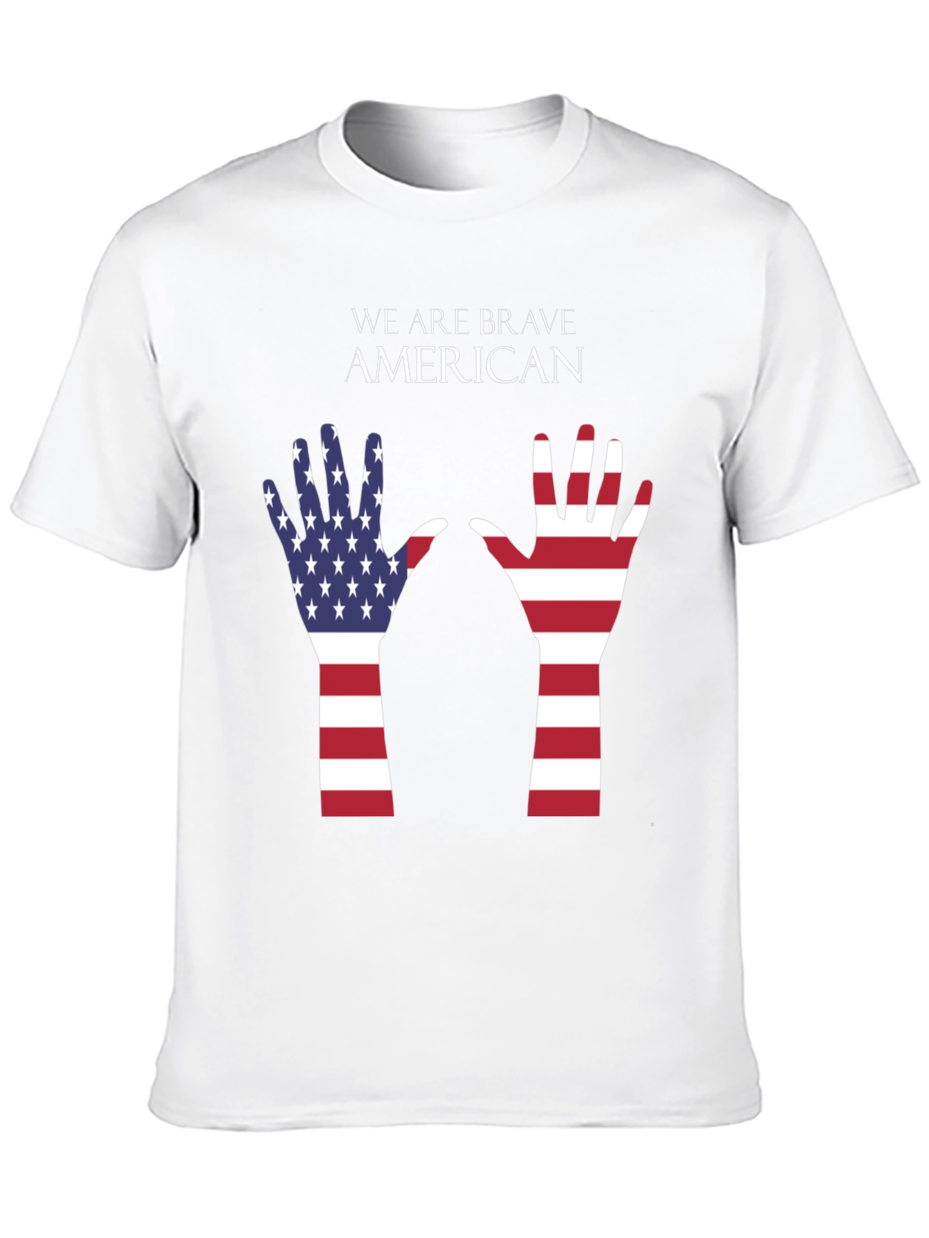 Brave American T-Shirt - Patriotic Design