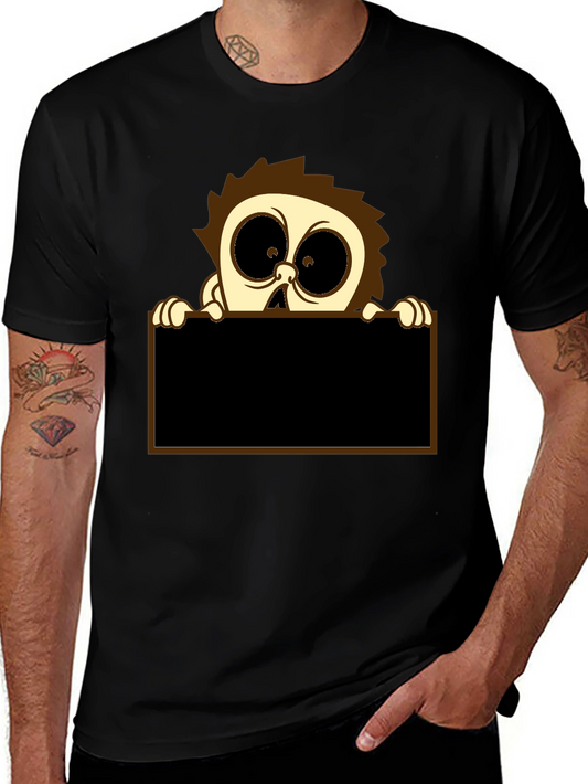 Cartoon Character Graphic Print T-Shirt