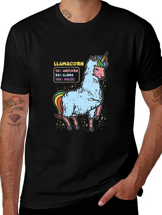 Llamacorn T-Shirt - 50% Unicorn 50% Llama 100% Magic