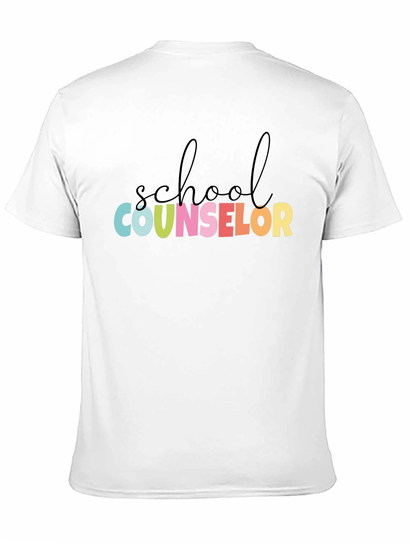 School Counselor Graphic Tee - Unisex Black T-Shirt