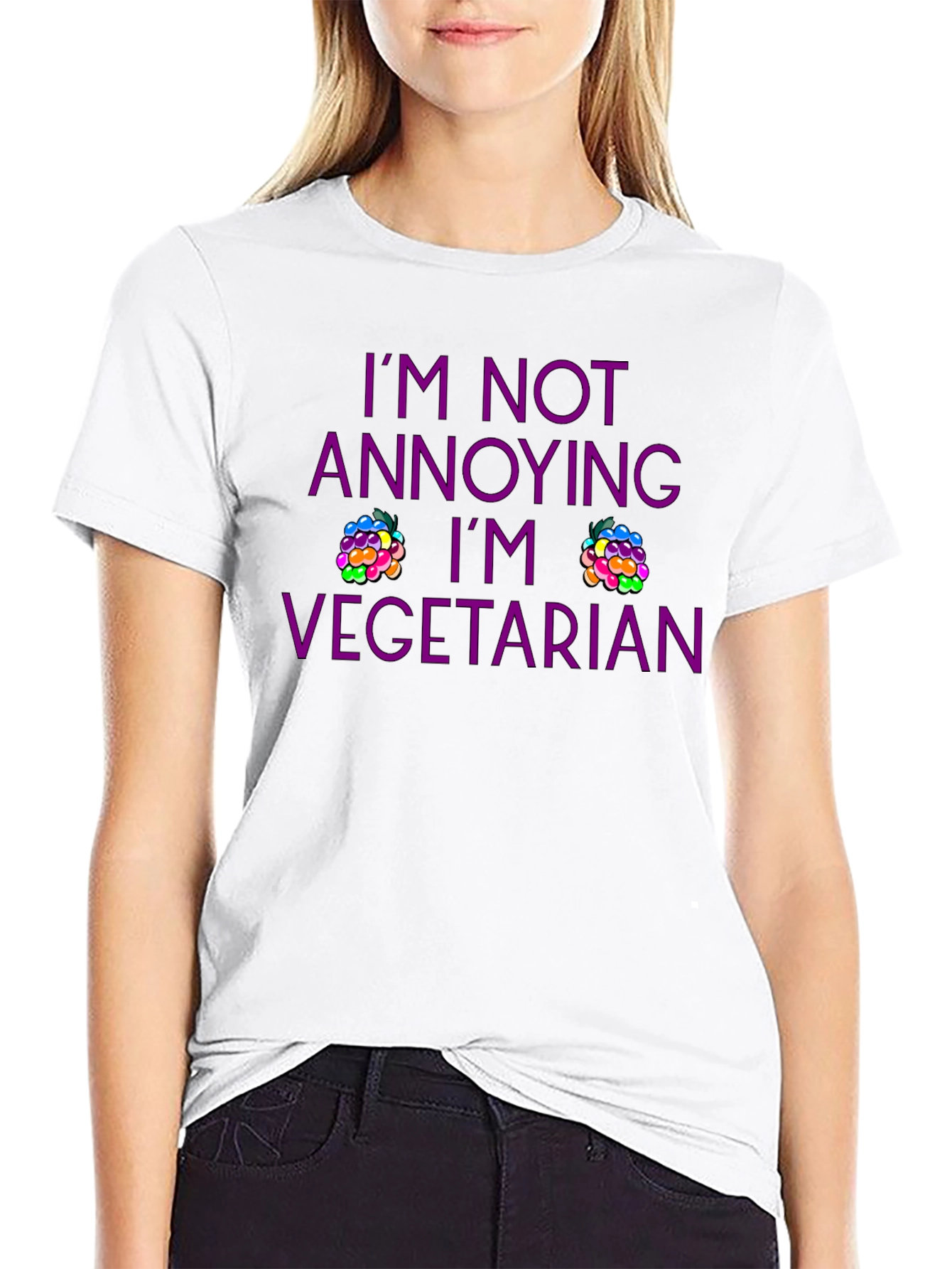 Vegetarian T-Shirt - Funny Slogan Tee
