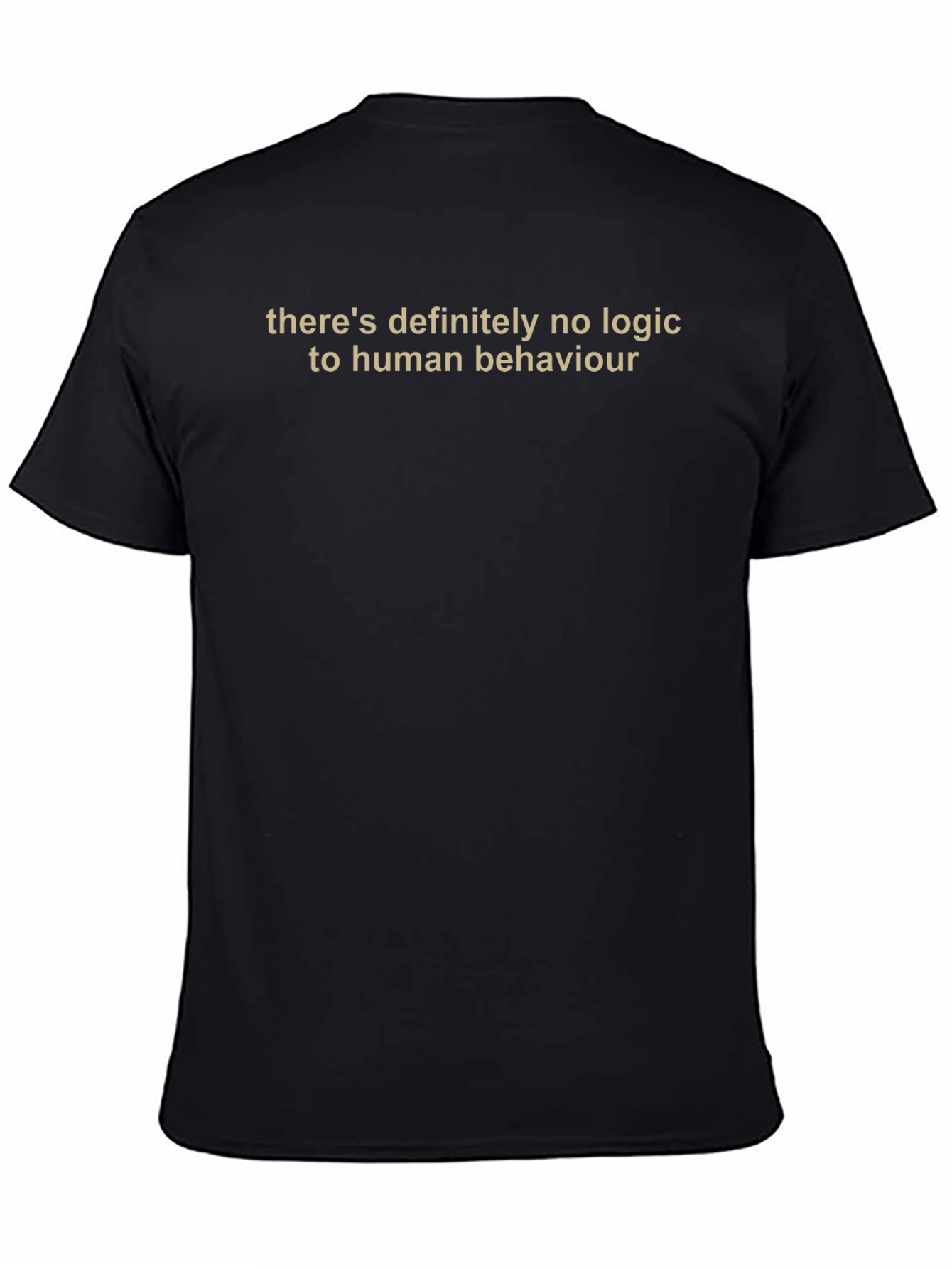Logic of Human Behavior Graphic Tee - Black