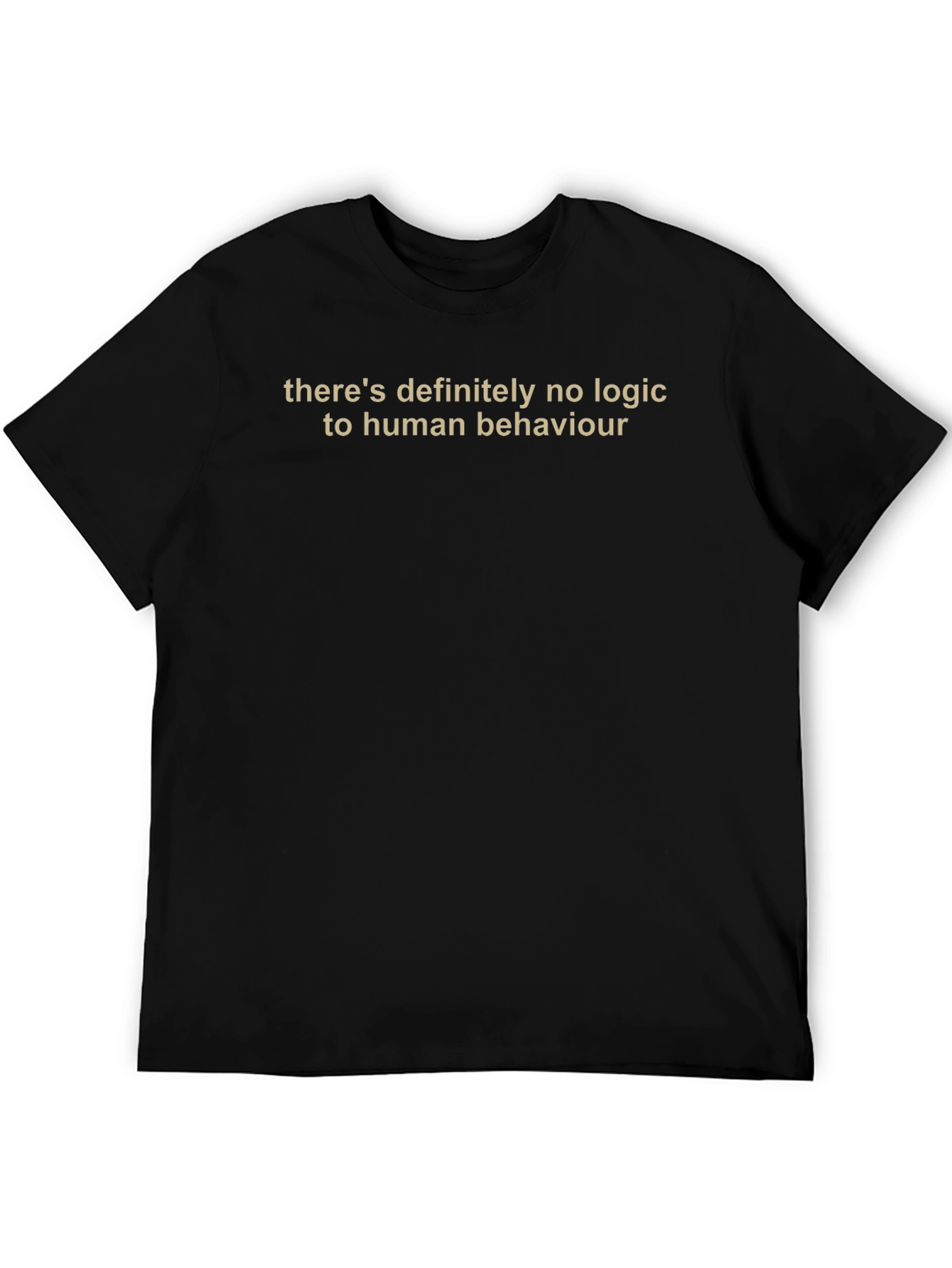 Logic of Human Behavior Graphic Tee - Black