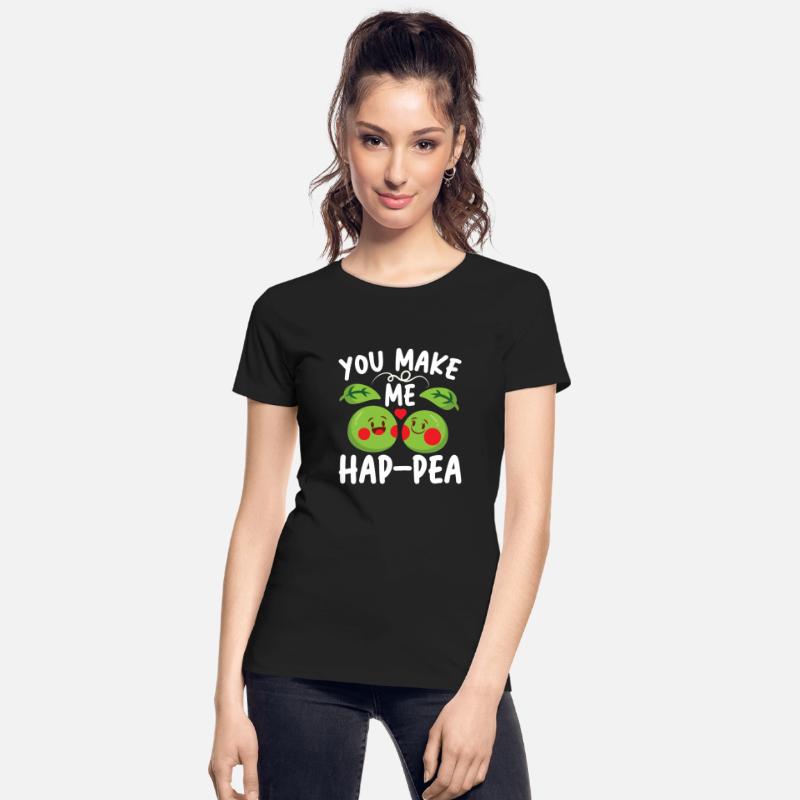 You Make Me Hap-pea for a Husband Wife Bride