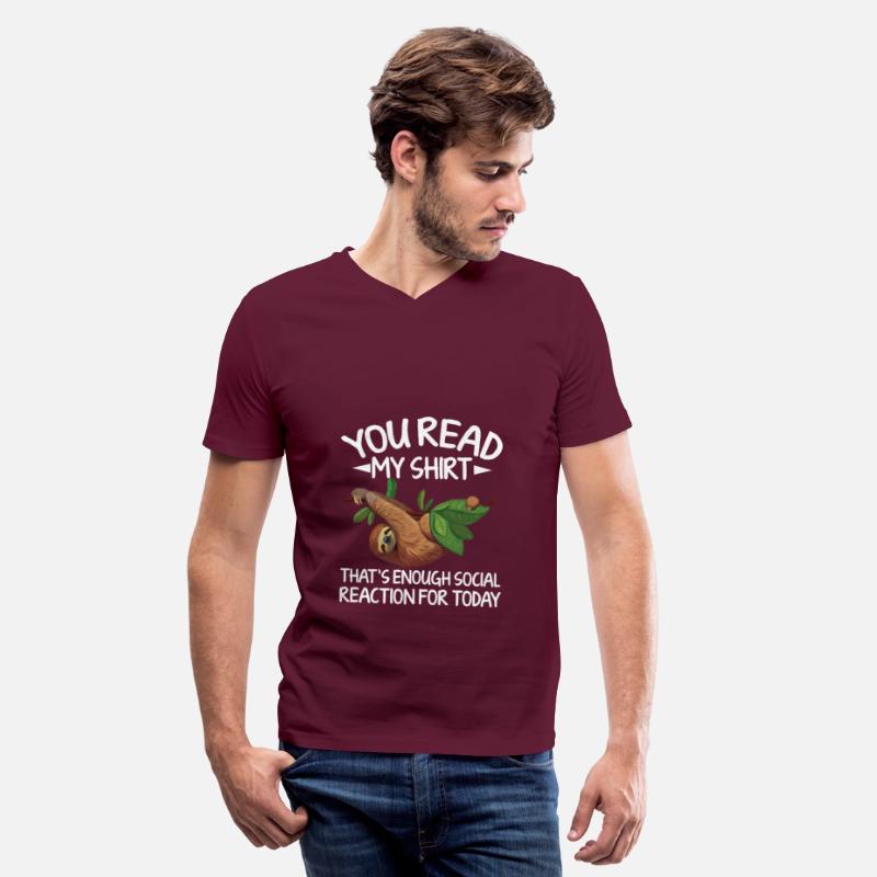 You Read My Shirt That's Enough Social Reaction