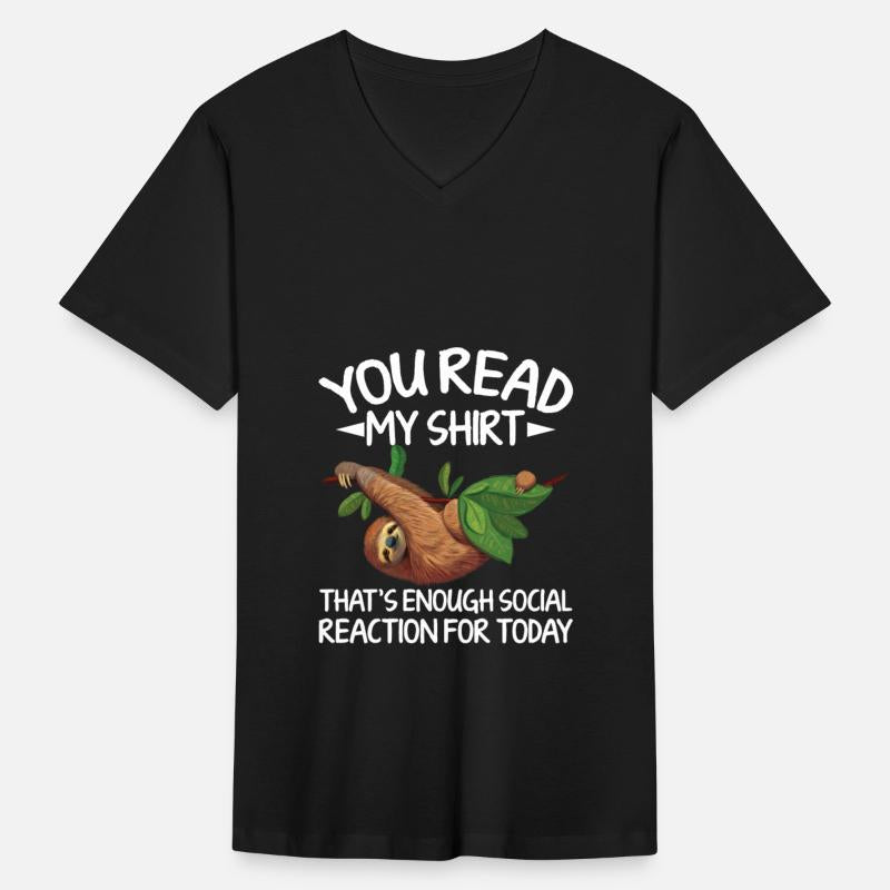 You Read My Shirt That's Enough Social Reaction