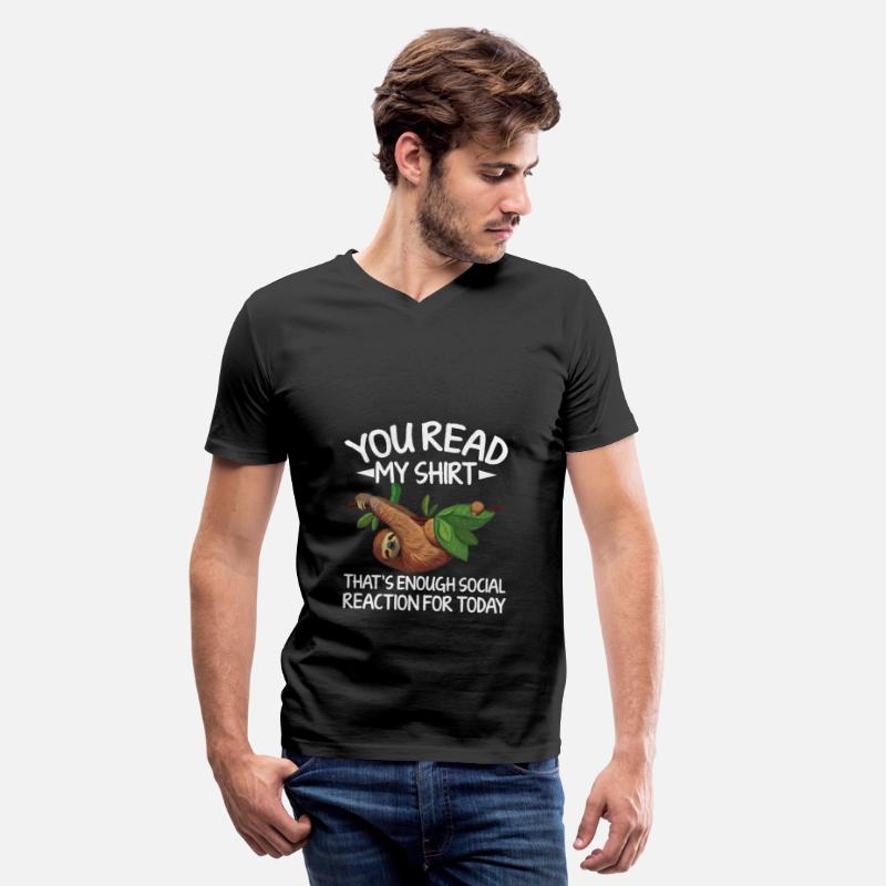 You Read My Shirt That's Enough Social Reaction