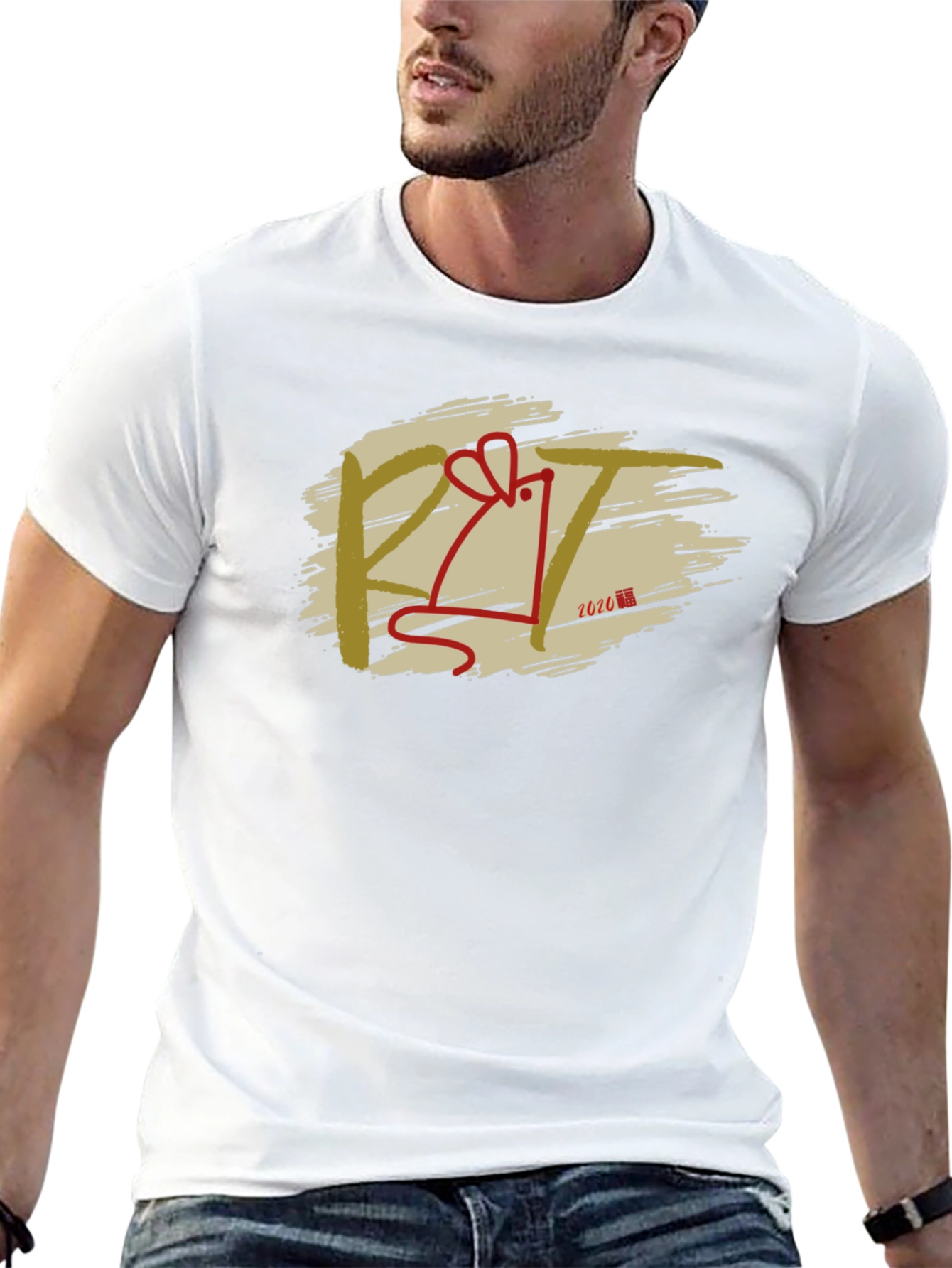 Year of the Rat T-Shirt - Black Cotton Tee